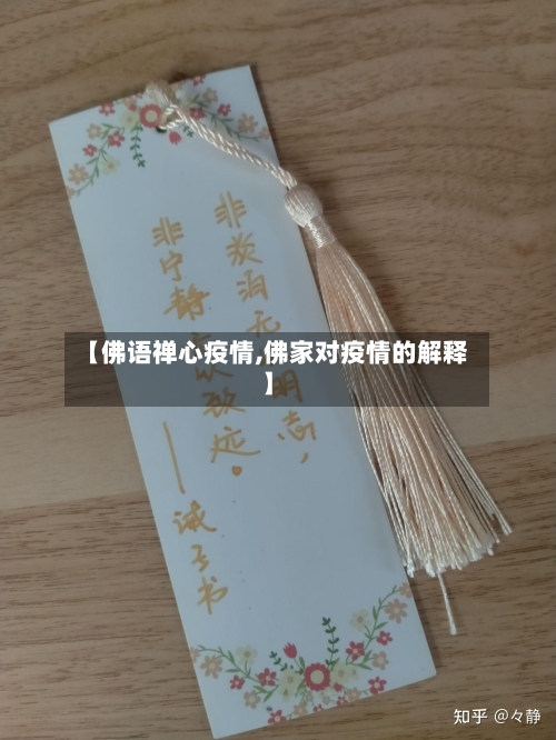 【佛语禅心疫情,佛家对疫情的解释】-第2张图片