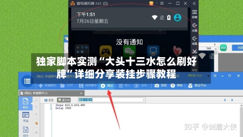 独家脚本实测“大头十三水怎么刷好牌	”详细分享装挂步骤教程-第1张图片