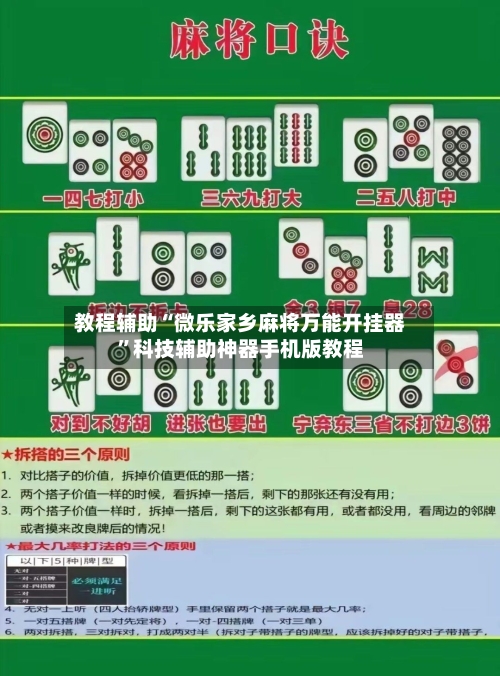 教程辅助“微乐家乡麻将万能开挂器”科技辅助神器手机版教程-第3张图片