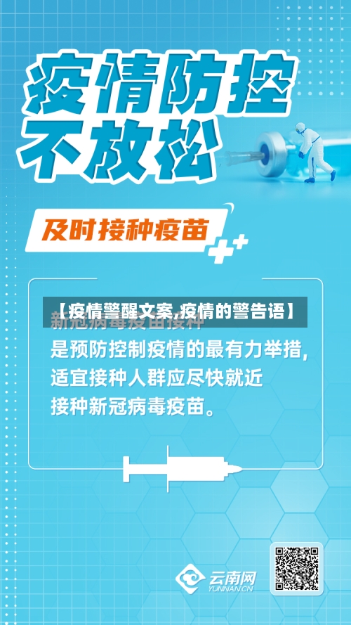 【疫情警醒文案,疫情的警告语】