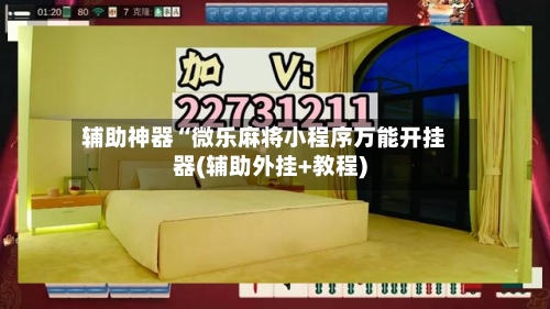 辅助神器“微乐麻将小程序万能开挂器(辅助外挂+教程)-第3张图片