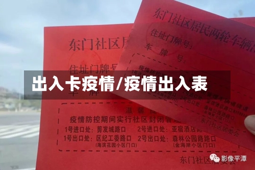 出入卡疫情/疫情出入表-第1张图片