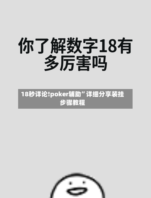 18秒详论!poker辅助	”详细分享装挂步骤教程-第2张图片