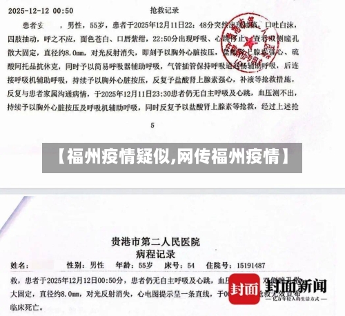 【福州疫情疑似,网传福州疫情】-第3张图片