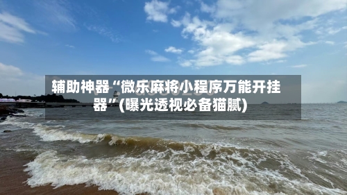 辅助神器“微乐麻将小程序万能开挂器”(曝光透视必备猫腻)