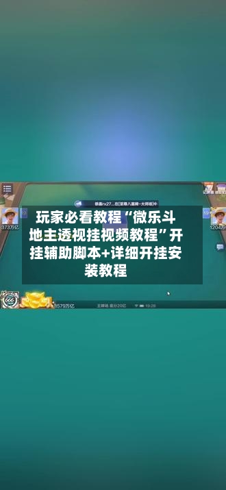 玩家必看教程“微乐斗地主透视挂视频教程	”开挂辅助脚本+详细开挂安装教程-第2张图片
