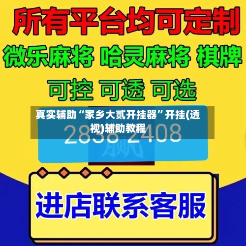 真实辅助“家乡大贰开挂器”开挂(透视)辅助教程-第1张图片