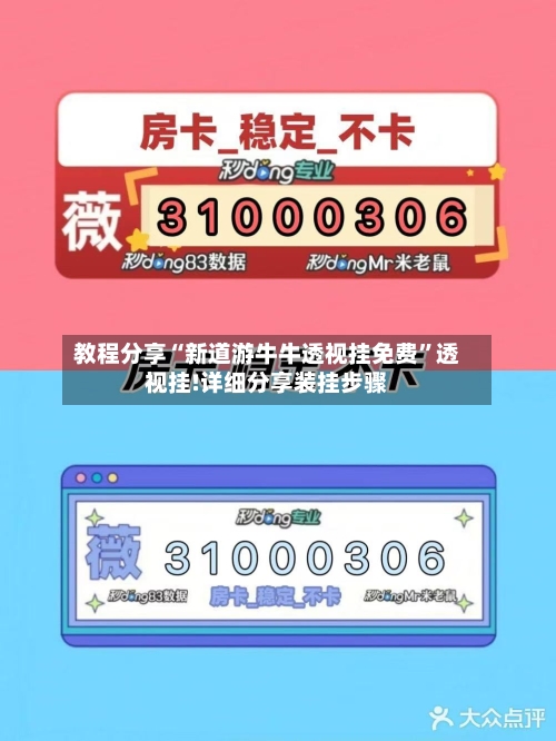 教程分享“新道游牛牛透视挂免费”透视挂!详细分享装挂步骤