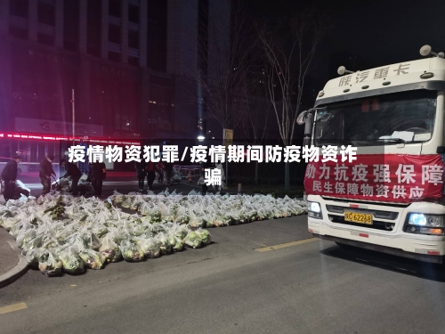 疫情物资犯罪/疫情期间防疫物资诈骗-第3张图片