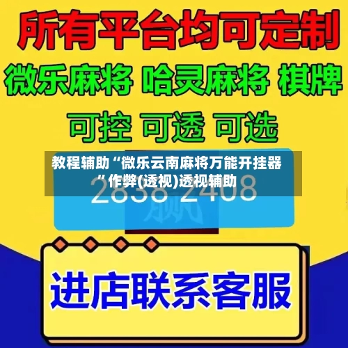 教程辅助“微乐云南麻将万能开挂器”作弊(透视)透视辅助-第2张图片