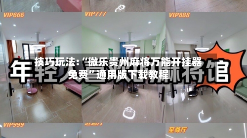 技巧玩法:“微乐贵州麻将万能开挂器免费”通用版下载教程-第3张图片