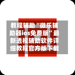 教程辅助“微乐辅助器ios免费版	”最新透视辅助软件详细教程官方版下载-第3张图片