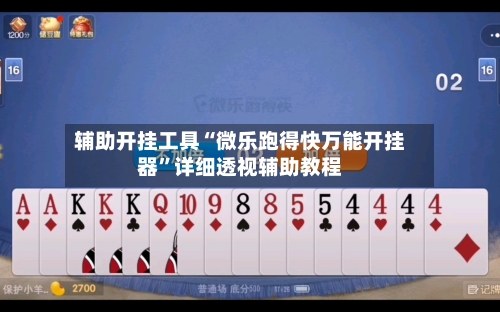 辅助开挂工具“微乐跑得快万能开挂器”详细透视辅助教程-第1张图片