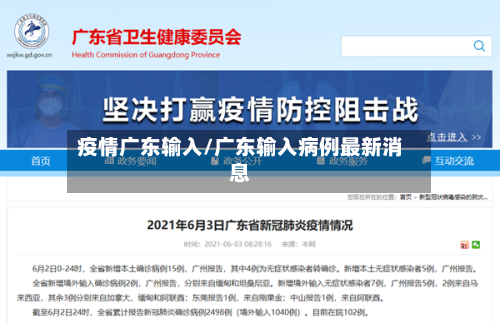 疫情广东输入/广东输入病例最新消息-第2张图片