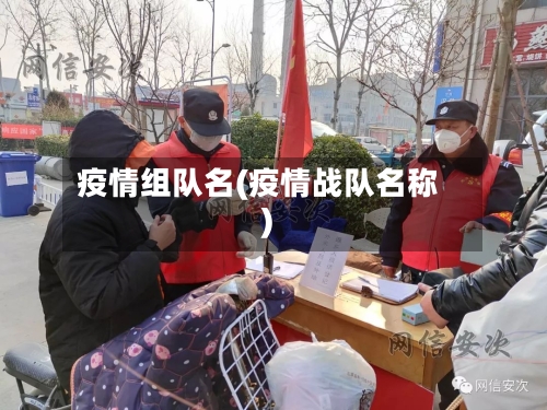 疫情组队名(疫情战队名称)-第2张图片