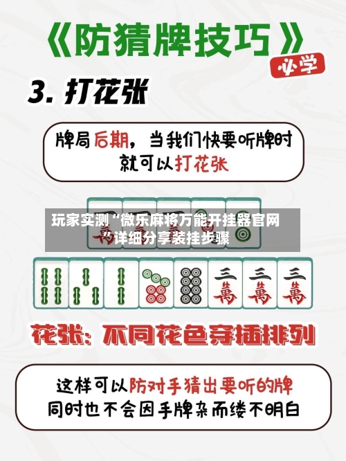 玩家实测“微乐麻将万能开挂器官网”详细分享装挂步骤-第2张图片