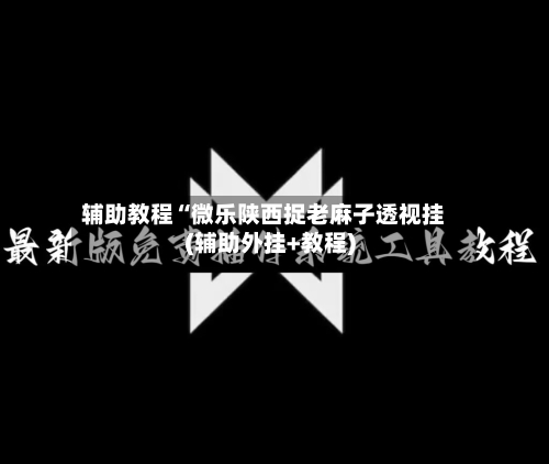 辅助教程“微乐陕西捉老麻子透视挂(辅助外挂+教程)-第1张图片