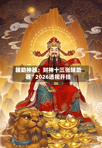 辅助神器：财神十三张辅助器”2026透视开挂-第1张图片