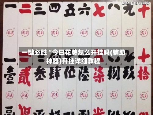 一键必胜“今日花牌怎么开挂吗(辅助神器)开挂详细教程-第2张图片