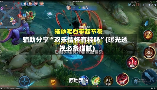 辅助分享“欢乐情怀有挂吗”(曝光透视必备猫腻)