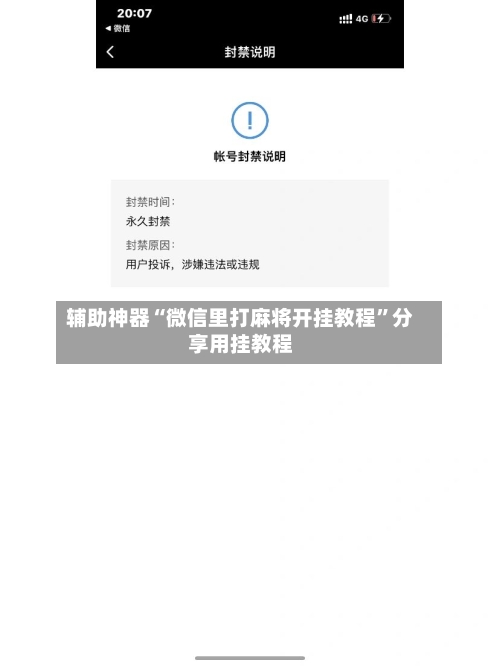 辅助神器“微信里打麻将开挂教程”分享用挂教程-第2张图片