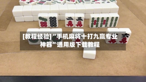 [教程经验]“手机麻将十打九赢专业神器”通用版下载教程-第3张图片