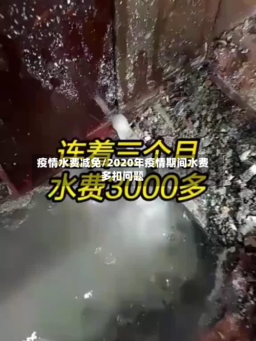 疫情水费减免/2020年疫情期间水费多扣问题-第2张图片