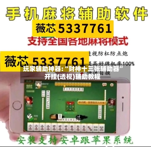 玩家辅助神器:“财神十三张辅助器”开挂(透视)辅助教程-第1张图片