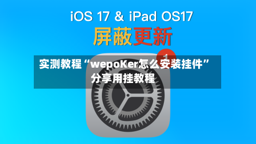 实测教程“wepoKer怎么安装挂件”分享用挂教程-第1张图片