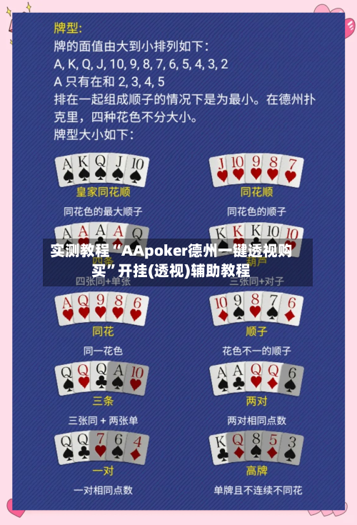 实测教程“AApoker德州一键透视购买	”开挂(透视)辅助教程-第1张图片
