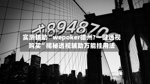 实测辅助“wepoker德州?一键透视购买	”揭秘透视辅助万能挂用法-第1张图片