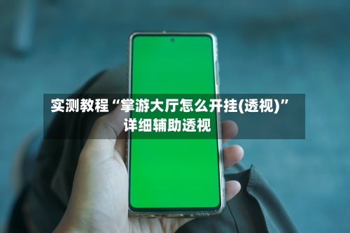 实测教程“掌游大厅怎么开挂(透视)”详细辅助透视-第1张图片