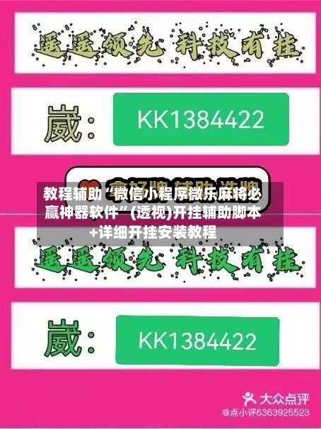 教程辅助“微信小程序微乐麻将必赢神器软件”(透视)开挂辅助脚本+详细开挂安装教程-第3张图片