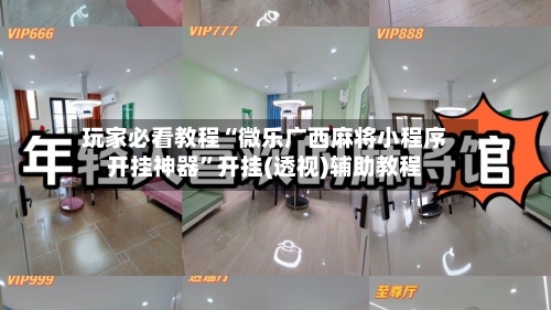 玩家必看教程“微乐广西麻将小程序开挂神器	”开挂(透视)辅助教程-第1张图片