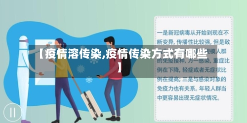 【疫情溶传染,疫情传染方式有哪些】-第1张图片