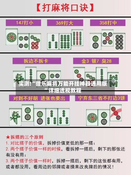 实测!“微乐麻将万能开挂神器通用版”详细透视教程-第1张图片