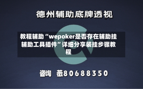 教程辅助“wepoker是否存在辅助挂辅助工具插件”详细分享装挂步骤教程-第3张图片
