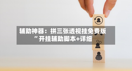 辅助神器：拼三张透视挂免费版”开挂辅助脚本+详细-第2张图片