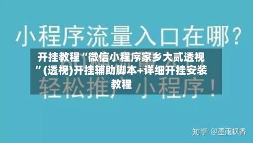 开挂教程“微信小程序家乡大贰透视	”(透视)开挂辅助脚本+详细开挂安装教程-第1张图片