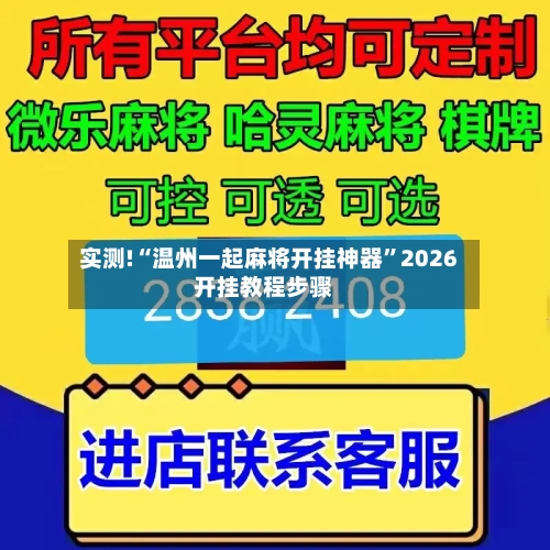 实测!“温州一起麻将开挂神器”2026开挂教程步骤-第3张图片