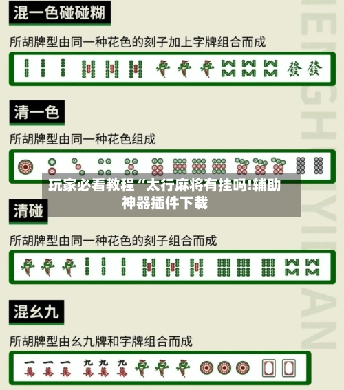 玩家必看教程“太行麻将有挂吗!辅助神器插件下载-第3张图片
