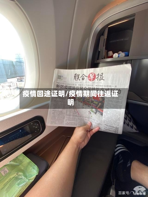 疫情回途证明/疫情期间往返证明-第2张图片