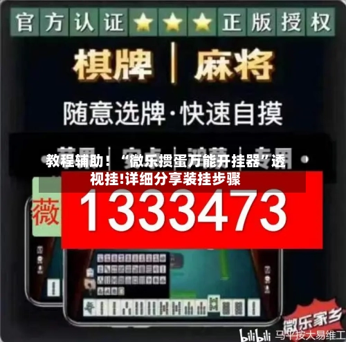 教程辅助！“微乐掼蛋万能开挂器”透视挂!详细分享装挂步骤-第1张图片