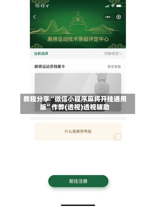 教程分享“微信小程序麻将开挂通用版”作弊(透视)透视辅助-第3张图片