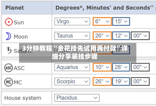 3分钟教程“金花挂先试用再付款	”详细分享装挂步骤-第1张图片