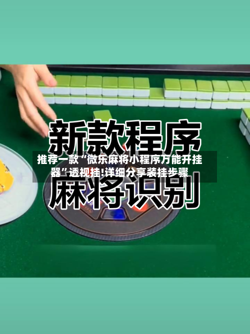 推荐一款“微乐麻将小程序万能开挂器”透视挂!详细分享装挂步骤-第3张图片