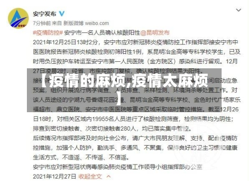 【疫情的麻烦,疫情太麻烦】-第2张图片