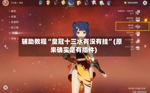 辅助教程“皇冠十三水有没有挂”(原来确实是有插件)-第3张图片