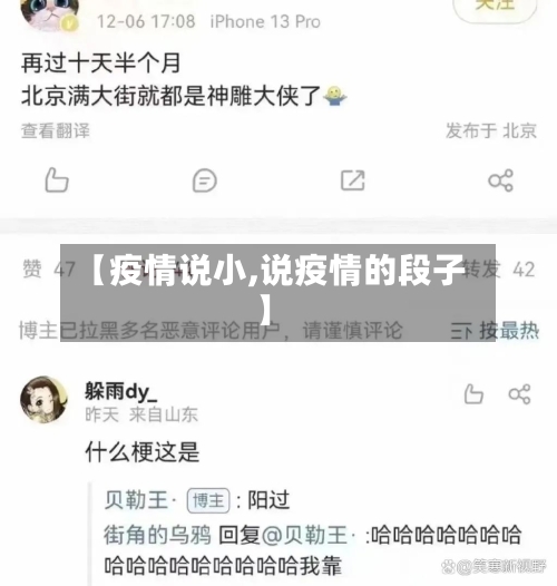 【疫情说小,说疫情的段子】-第2张图片