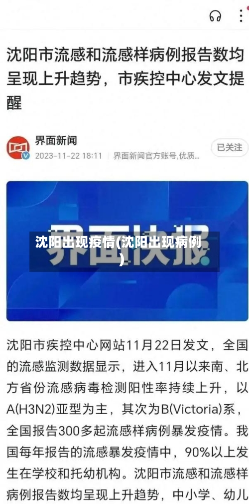 沈阳出现疫情(沈阳出现病例)-第2张图片